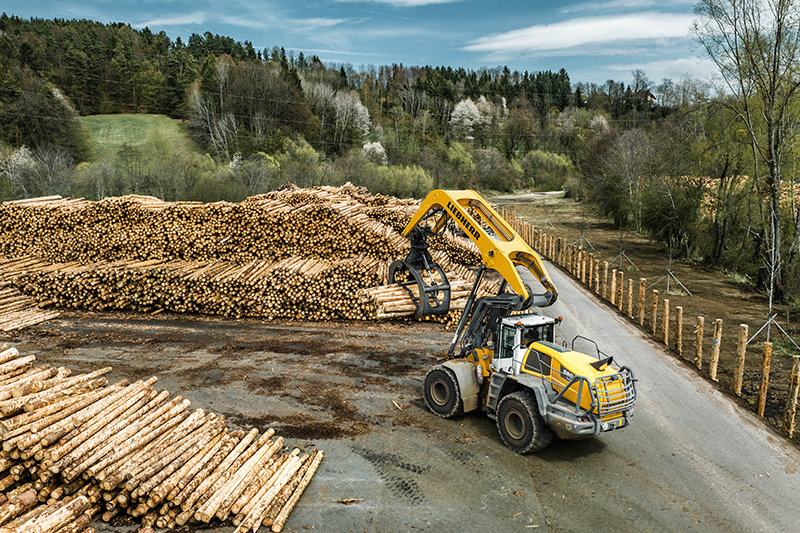 Après une période de test convaincante : Rubner Holzindustrie achète la L 580 LogHandler XPower® 